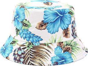 Sombrero de pescador reversible de doble cara con estampado unisex - Product Image 4