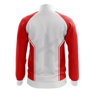 Vêtements de sport respirants personnalisés, veste de rugby sportive d'hiver à col montant, veste d'équipe unisexe, 100% polyester - Product Image 2