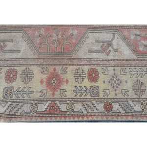 Tapis turc, tapis de couloir 2,7x10,7 pieds, tapis persan rouge - Product Image 5