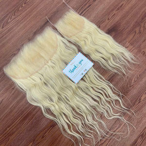 Cierre de encaje de cabello vietnamita crudo y frontal 613 HD frente de encaje al por mayor cierre de encaje natural de cabello virgen - Product Image 4