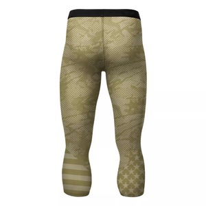 Collants de sport en Polyester pour hommes, Compression, pantalons de Base, Leggings d'entraînement, de course à pied - Product Image 2