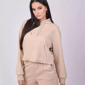 เสื้อมีฮู้ดปักลายโลโก้ได้ตามต้องการ,เสื้อสเวตเชิ้ตผ้าฝ้าย100% ทรงหลวมจัมเปอร์สำหรับผู้หญิงไซส์ใหญ่พิเศษ - Product Image 1