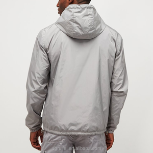 แจ็กเก็ตกันลมกันฝนสำหรับผู้ชายเสื้อแจ็คเก็ตกันลมซิปเต็มตัวแบบปรับแต่งได้ - Product Image 2