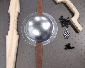 Bouclier rond en acier médiéval Dragon Shield, bouclier viking, boucliers templiers. - Product Image 4