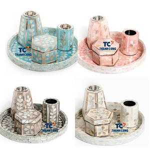 2025 à la mode MOP MABKHAR ENCENS BRÛLEUR CADEAU ENSEMBLE Avec Belle Nacre Incrustation En Gros Décor Islamique Du Vietnam - Product Image 2