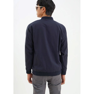 Blouson bombardier en toile style urbain entièrement personnalisé de haute qualité, col montant, imperméable et léger pour hommes, nouveau design - Product Image 4