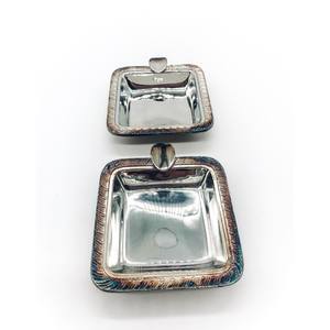 Vente en gros cendrier portable de luxe personnalisé pour extérieur, intérieur, acier inoxydable, cendriers métalliques pour la maison - Product Image 5