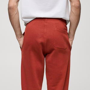 Pantalones de chándal de algodón unisex OEM ODM Joggers casuales Ropa deportiva Logotipo personalizado Bordado Cintura media Color recto Pantalón en blanco al por mayor - Product Image 4