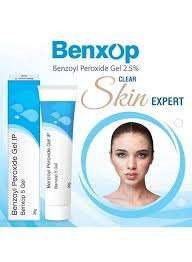 Vente en gros de gel crème pour le traitement de l'acné à base de peroxyde de benzoyle de marque générique Benxop, 5%, tube de 20 g - Product Image 3