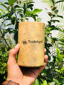 Vidrio de madera decorativo para mesa de comedor Taza hecha a mano ecológica para regalar por Tradebyd - Product Image 4