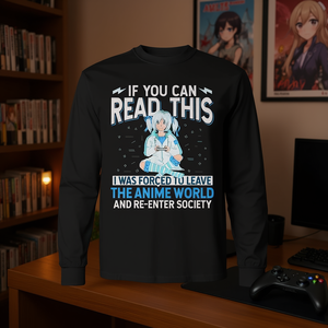 T-Shirt a Maniche Lunghe per Amanti degli Anime, Girocollo con Stampa Digitale, Unisex per Adulti, per Attività Promozionali - Product Image 3