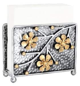 Soporte de papel de metal de inspiración antigua con tallas intrincadas que mejoran la elegancia de cualquier espacio - Product Image 6