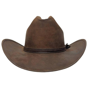 Sombreros occidentales de cuero de vaca de alta calidad para hombres de tendencia superior Diseño de vaquero de moda para aventuras al aire libre de invierno Adultos - Product Image 4
