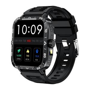 Montre connectée Rogbid ZW59, écran tactile IPS de 1,95 pouce, moniteur de fréquence cardiaque, montre de fitness, étanche IP68, bracelet en caoutchouc unisexe - Product Image 1