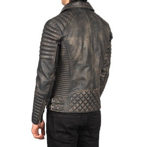 Veste en cuir de mouton d'hiver la plus vendue pour la vente en ligne veste en cuir d'hiver pour hommes de meilleure qualité de fabrication professionnelle - Product Image 3