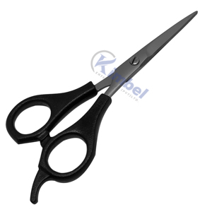 Ciseaux de coiffure industriels de qualité supérieure manche en plastique couleur personnalisée avec lames de coupe lisses - Product Image 1