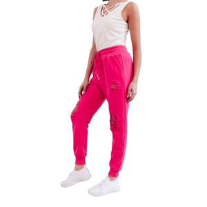 Nueva moda mujer correr Jogger pantalones mujeres Joggers pantalones Casual mujeres liso 65% algodón 35% poliéster pantalones de chándal - Product Image 4