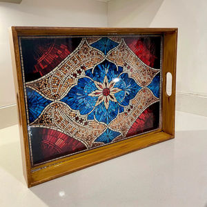 Plateau de service en bois MDF avec revêtement émaillé, design, hôtels et restaurants, articles de cuisine, plateau de table, haute qualité - Product Image 1