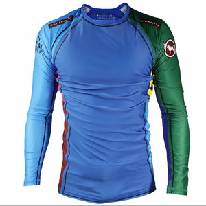 Équipement de compression MMA 2026 UPF50+ pour hommes, imprimé par sublimation, en polyester/nylon, short respirant, rashguard BJJ, pour la gym, le surf et la plongée - Product Image 1