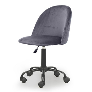 Contemporary Multi-Colored Velvet Cushioned Swivel <b>Chair</b>-Lucas 02 GAK009 - Product Image 1
