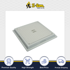 Couvercle de trou d'homme d'évacuation des eaux de pluie grises fabriqué au Sri Lanka facile à nettoyer cadre de conception en plastique PP largement vendu matériaux de construction - Product Image 6