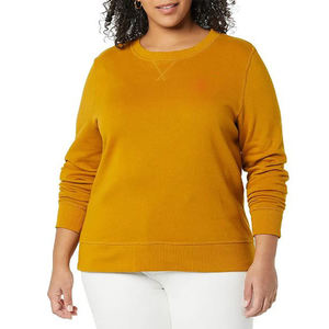 Nouveau design à la mode femmes sweat coton doux durable O cou manches longues pull hiver pour femmes sweats - Product Image 3