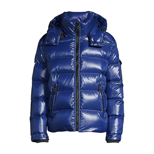 Veste matelassée en toile à capuche pour homme, service OEM, fermeture éclair avant, hiver, haute qualité - Product Image 5