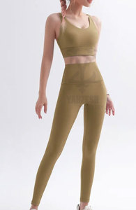 2023 conjuntos de Fitness de gimnasio cómodos de talla grande para mujer, Sujetador deportivo transpirable sin costuras y ropa de Yoga para gimnasio, Fitness, Yoga - Product Image 6