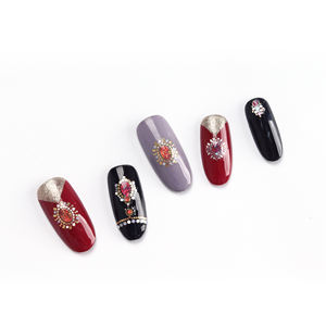 Wannabe Grace #45560 Emerald Fantasy Nail <b>Stickers</b> Chandelier Jewelry Cubic Nails <b>3d</b> Emboss Hight Quality Multi Size Bag Custom - Product Image 4