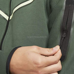 Conjunto Deportivo Original 100% Algodón para Hombre, Chándal de Lujo con Forro Polar Técnico, Logotipo, 2 Piezas, Transpirable, Tejido Grueso - Product Image 3