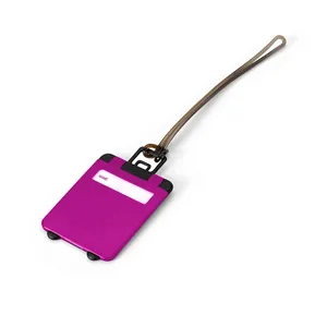 Etichetta per Bagagli Personalizzata Alp, Gadget Promozionale in Plastica per Borse - Product Image 3