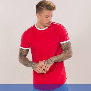 เสื้อยืดสำหรับผู้ชายเสื้อยืดผ้าโพลีเอสเตอร์แห้งเร็วเสื้อยืดออกกำลังกายและกางเกงขาสั้นชุดออกกำลังกายเสื้อ100% ฟิตเนสยิมสำหรับผู้ชาย - Product Image 2