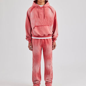 Chándal Deportivo para Hombre con Diseño Moderno y Lavado Ácido, Chándales de Moda con Logotipo Personalizado, Chándal de Alta Calidad con Mangas Largas para Hombre - Product Image 1