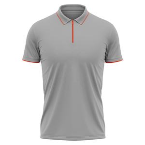 Polos pour hommes de qualité supérieure, 100% coton, coupe ajustée et respirante, avec motif lettres, en vente - Product Image 3