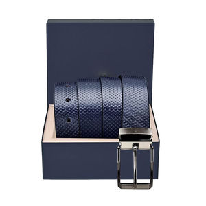 Ceinture en cuir pour homme de haute qualité en cuir de vache avec boucle en acier Logo personnalisé Durable Vente directe d'usine - Product Image 6