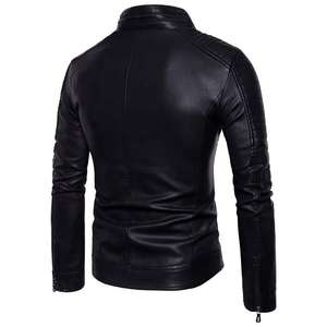 Dark Brown <b>Suede</b> Leather <b>Bomber</b> JacketOEM Custom Brown PU Motorcycle Clothing Classic <b>Suede</b> Leather <b>jacket</b> for men - Product Image 2