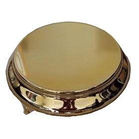 แท่นวางเค้กทำมือชุบทองตั้งโต๊ะทรงสี่เหลี่ยมสำหรับงานแต่งงานงานเลี้ยงฉลองเค้กโลหะ - Product Image 2