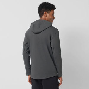 Men's Relax Fit Pullover Hoodies 100% Organic Cotton Winter Solid 350Gsm Fleece Sweatshirt with Silk Screen Printed <b>Puff</b> Design - Product Image 2