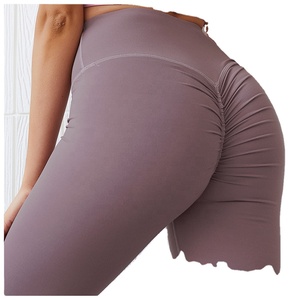 Hot Sale 2024 Women Solid Tight Yoga Pants Sport Squat Proof Custom Logo Available Gym <b>Leggings</b> Fitness Sport <b>Legging</b> for Girl - Product Image 4