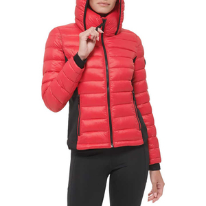 Veste matelassée épaisse en tricot surdimensionné pour femmes avec capuche Vêtements d'extérieur chauds et coupe-vent pour la neige et le froid en hiver - Product Image 6