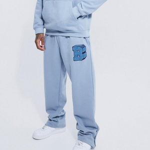 Ensemble short deux pièces écologique personnalisable survêtement de fitness pour hommes marque privée tenue de piste Logo imprimé hiver - Product Image 2