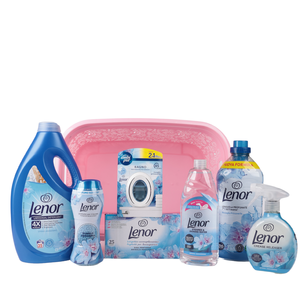 น้ำยาปรับผ้านุ่มเลโนร์ สูตรรักษ์โลก แอนตี้แบคทีเรีย สำหรับเสื้อผ้า 118 ครั้ง ซัก กลิ่นสปริงอเวคกิ้ง ให้ความหอมสดชื่นยาวนาน - Product Image 1