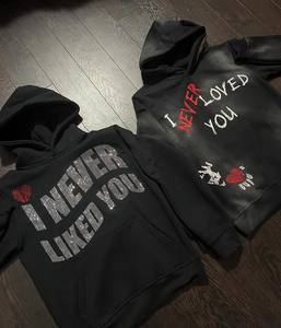 Sudadera con capucha recortada de gran tamaño de alta calidad Unisex logotipo personalizado, sudaderas con capucha de algodón personalizadas fabricante de hombres, Sudadera con capucha con estampado de soplo personalizado 500Gsm - Product Image 2