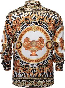 Venta caliente al por mayor Vintage Heavyweight Shirt para hombres Custom Printed Graphic Shirt Casual Streetwear Sublimación Shirt para hombres - Product Image 2