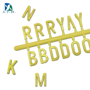 Populares letras de clavija de plástico de 3/4 pulgadas para tablero de letras 424 caracteres - Product Image 1