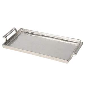 ถาดเสิร์ฟสแตนเลสเงางามด้ามจับที่หรูหราเหมาะสำหรับอาหารเรียกน้ำย่อยเครื่องดื่มและของตกแต่งบ้าน - Product Image 3