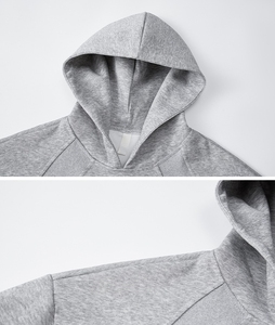 Custom Print 100% Cotton Oversized Hoodie 500gsm <b>Thick</b> Embroidery High-Quality women's hoodies - Product Image 3