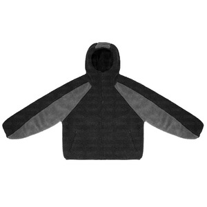 Sweat à capuche surdimensionné en polaire Vêtements vintage américains pour hommes High Street Fashion Zipper Sweatshirt Men Streetwear - Product Image 6