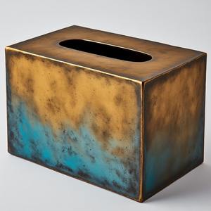 Elegante Caja de Pañuelos de Metal Pulido, Diseño Personalizable, Estilo Moderno para Interiores Refinados, Ofrece Belleza Visual y Alta Resistencia - Product Image 4