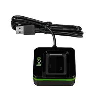 ZKT SLK20R Registrador de Asistencia de Tiempo de Escritorio, Escáner Biométrico de Huellas Dactilares Digital USB, Resolución de 500DPI